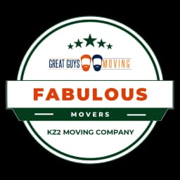 Great Guys Moving assigned 'Fabulous' rating to KZ2 Moving Company based on 59+ data points